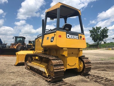 2014 John Deere 450J LT Crawler Dozer Diesel 6-Way Track Bull Dozer 450 Deer