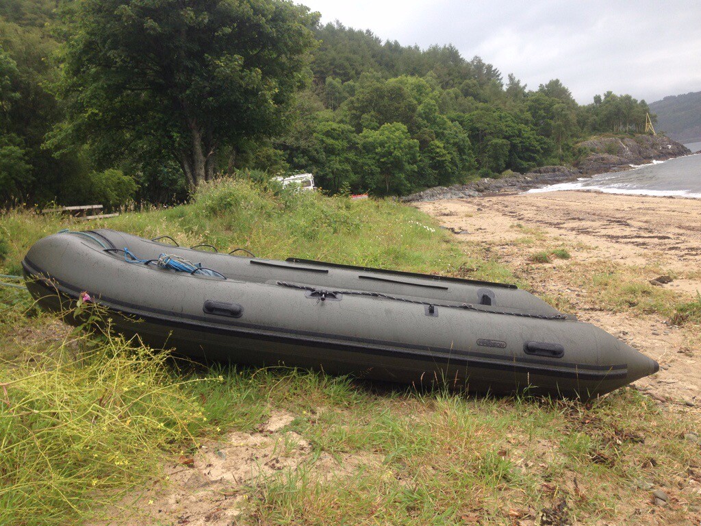 Bison 14ft.Marine Inflatable Fishing Sports Air Rib Boat Olive Green