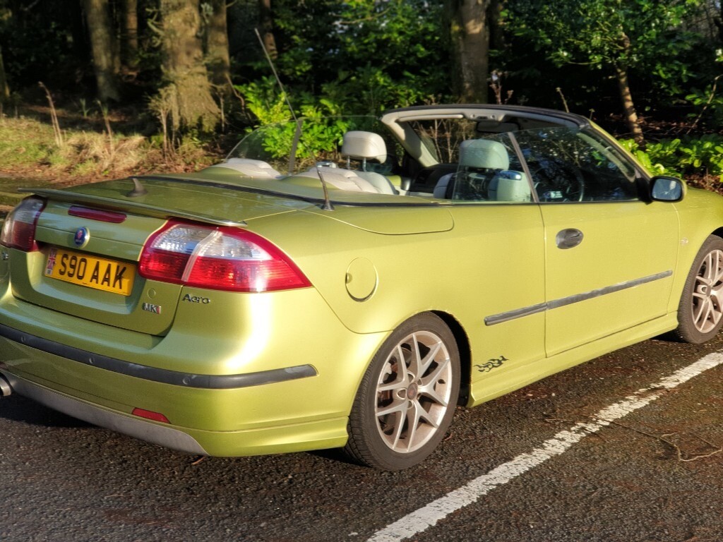 Reluctant sale Saab 93 aero convertible 2.0 turbo in Cumbernauld