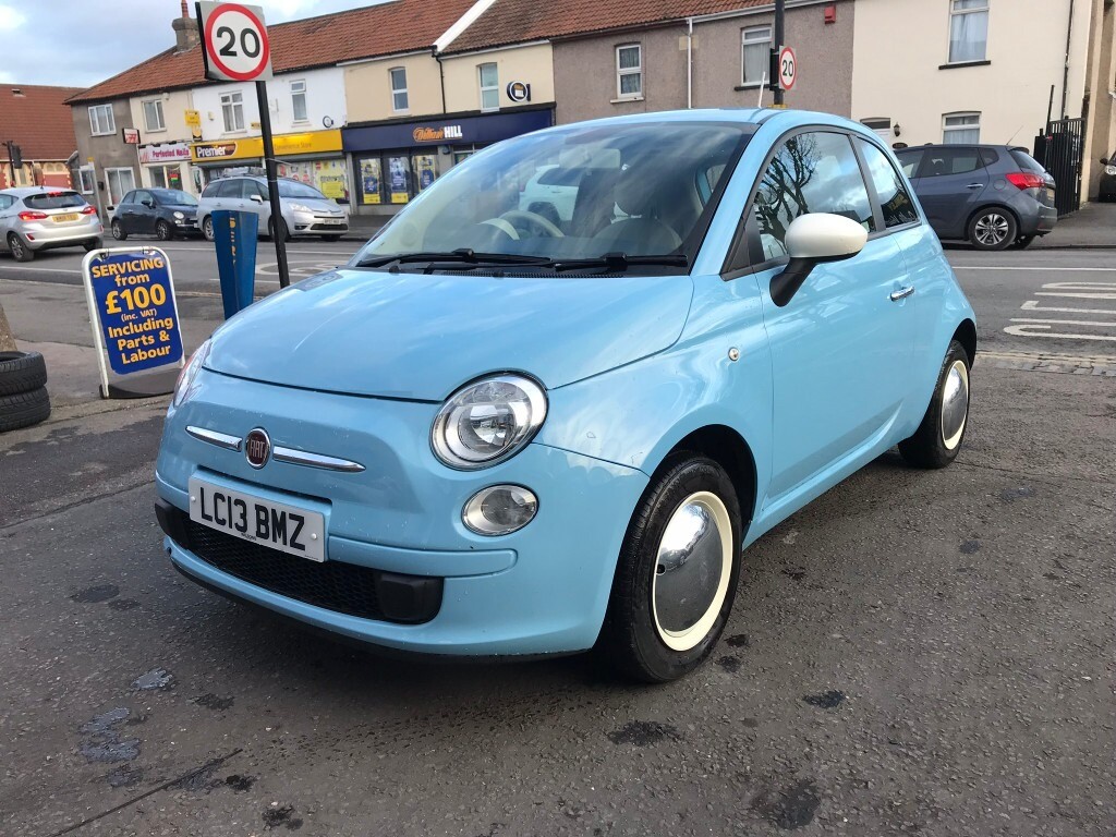 Fiat 500 Blue 1.2 Petrol Manual 3 Door Hatchback 2013 Stunning Car | in