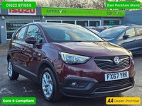 2017 Vauxhall Crossland X 1.2 SE ECOTEC S/S 5d Red, 62,366 miles, 2 owners, ULEZ