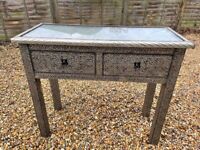 Cupboard and Hall Table - Beautiful Moroccan Style 2 Pieces (will Separate)