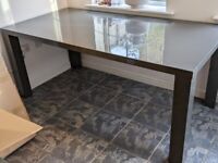 Free - Grey gloss 6 seater dining table