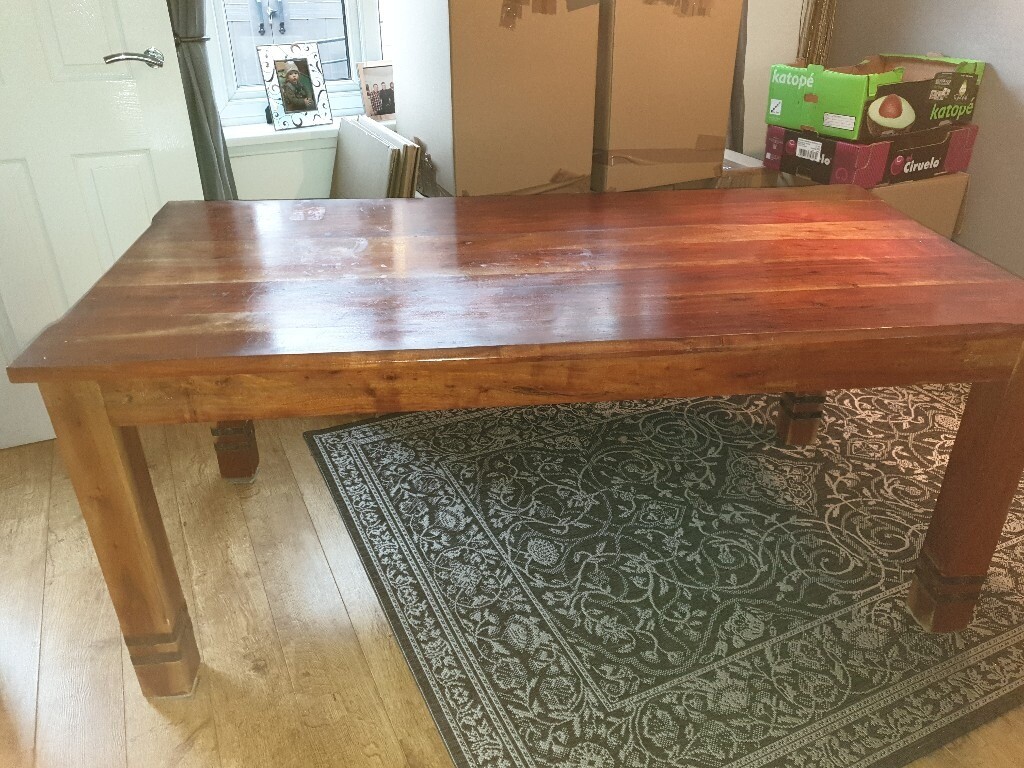 dining room table with 6 chairs solid wood | in Westhill, Aberdeenshire