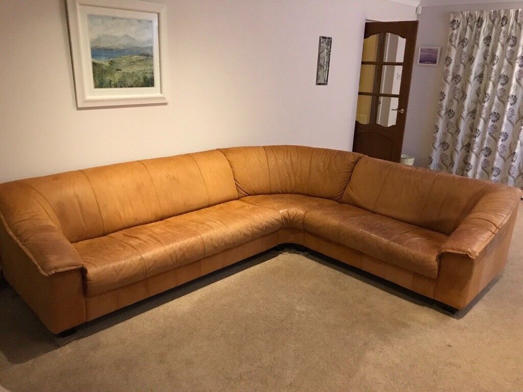 ikea split leather sofa