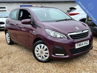 2014 Peugeot 108 1.0 VTi Active Hatchback 5dr Petrol Manual Euro 5 Euro 5 (68 ps