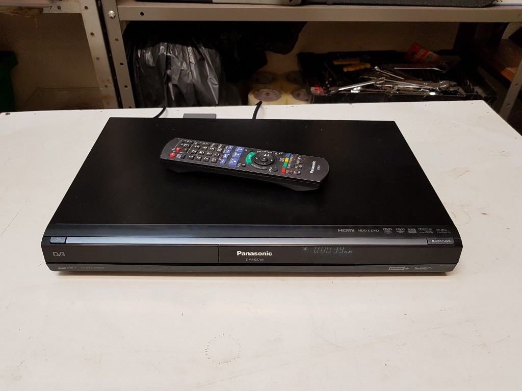 Panasonic DMREX769 DVD/HDD Freeview recorder with remote in Cwmbran