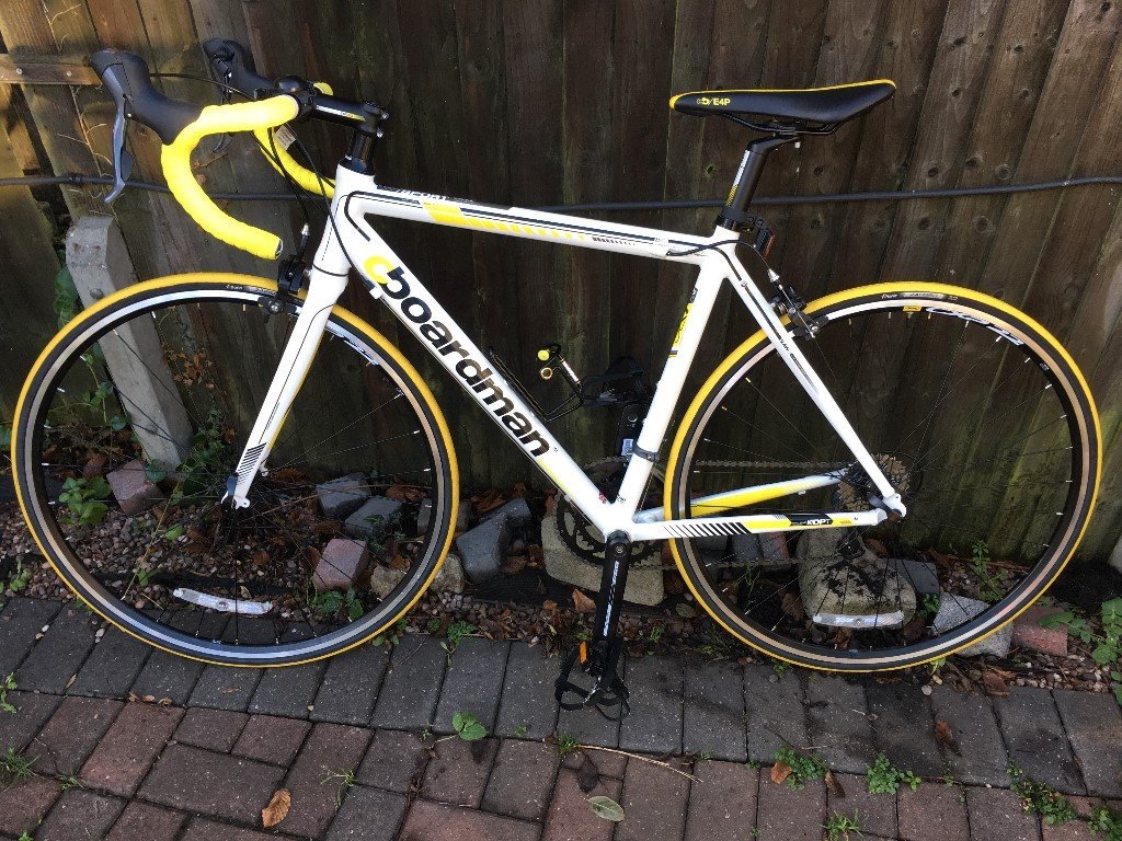 boardman yellow bike