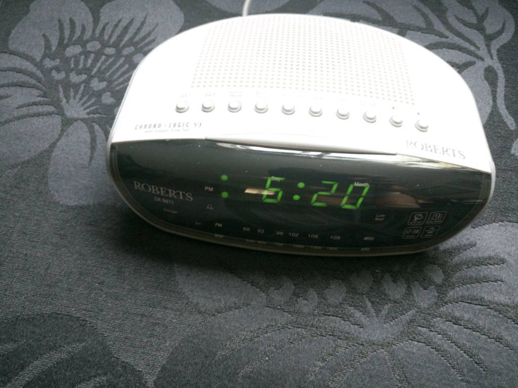 Roberts CR9971 Radio Clock Alarm in Newport Gumtree