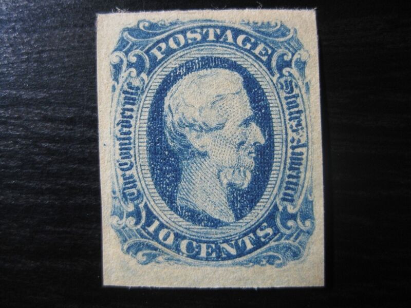 CONFEDERATE STATES CSA Sc. #11 scarce mint MNH stamp! (3)