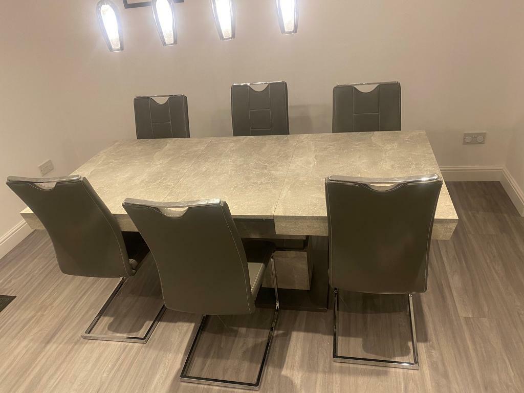 wayfair dining table  6 chairs for sale  in east kilbride glasgow   gumtree