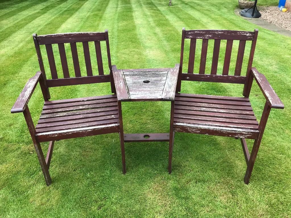 Wooden Garden Furniture. Companion Seat. in Rochdale, Manchester