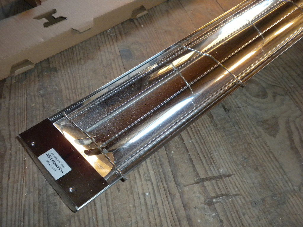 Infratech WD6024SS Dual Element 6,000 Watt Electric Patio Heater Stainless Steel