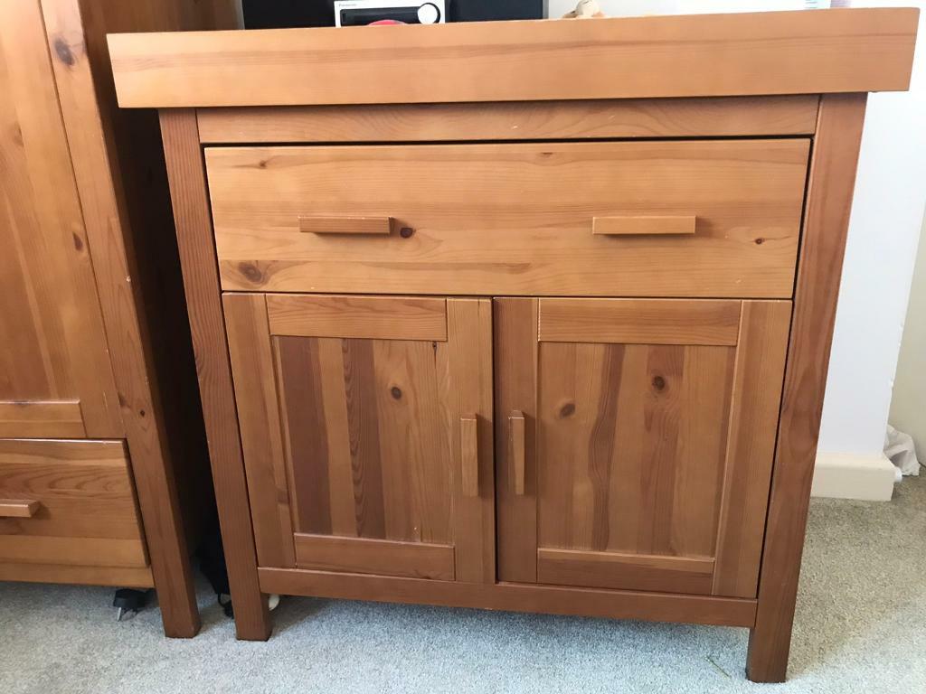 Wooden changing table | in Leighton Buzzard, Bedfordshire | Gumtree