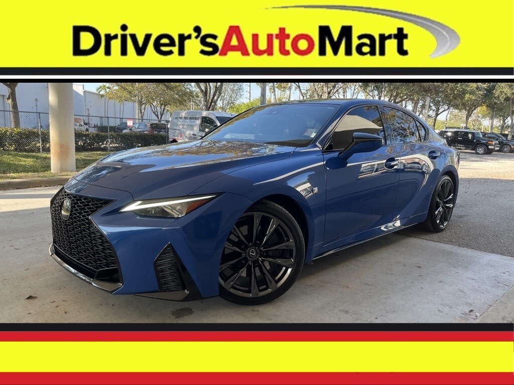 2022 Lexus Is 350 F Sport 9500 Miles Grecian Water 4d Sedan 3.5l V6