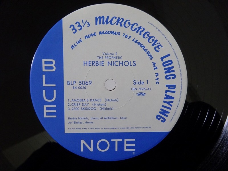 Herbie Nichols The Prophetic Herbie ~ Vol.2 Blue Note BN