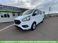 2022 Ford Transit Custom 2.0 300 EcoBlue Limited Crew Van Double Cab 5dr Diesel 