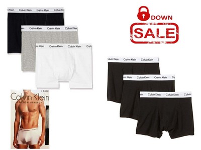 Calvin Klein 3er Pack Low Rise Trunk Herren Boxershorts - Farbwahl