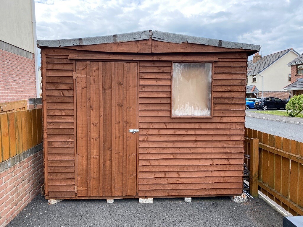 10 x 10 feet (3m x 3m) garden shed for sale in Portadown, County