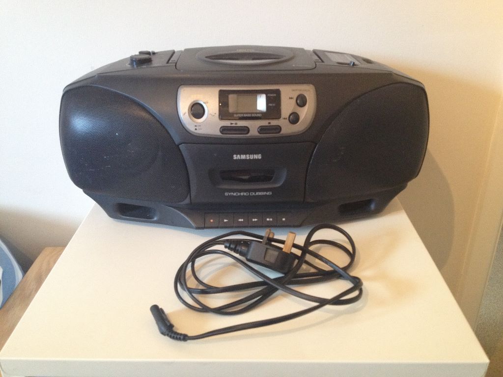 Boombox Radio Cassette Cd Player