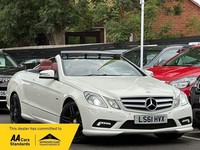 2011 Mercedes-Benz E Class 2.1 E250 CDI BlueEfficiency Sport Edition 125 Cabriol