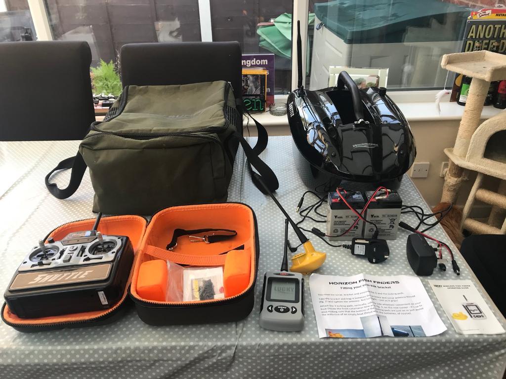 Waverunner Shuttle Mk1 Bait Boat c/w Fish Finder in Norwich