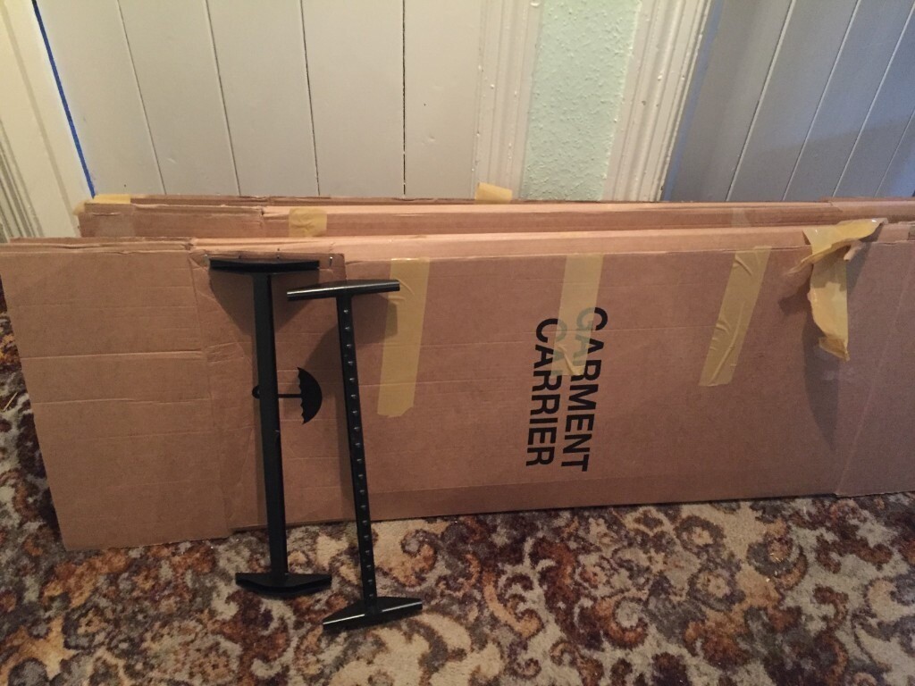 Wardrobe Boxes Garment Carriers X 3 Free Used For Moving