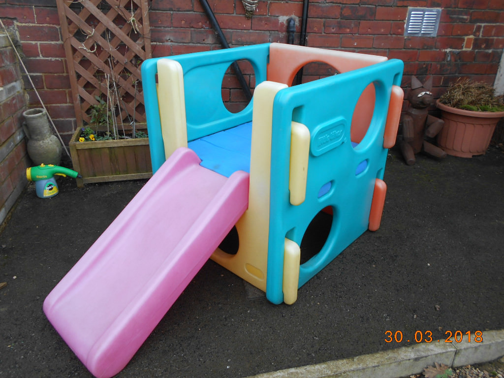 little tikes activity cube slide good clean used condition in