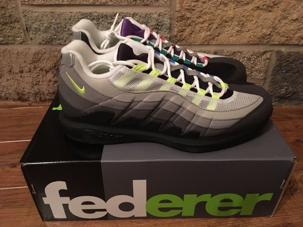 Nike Air Zoom Vapor RF X AM95 Roger Federer Greedy Air Max RARE UK Size 10 | in Thame