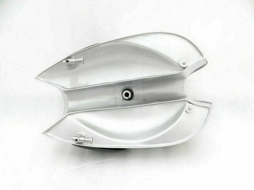 For BSA A7 Shooting Star Gas Fuel Petrol Tank Chrome Plated with Cap Badge Tap & Knee pad