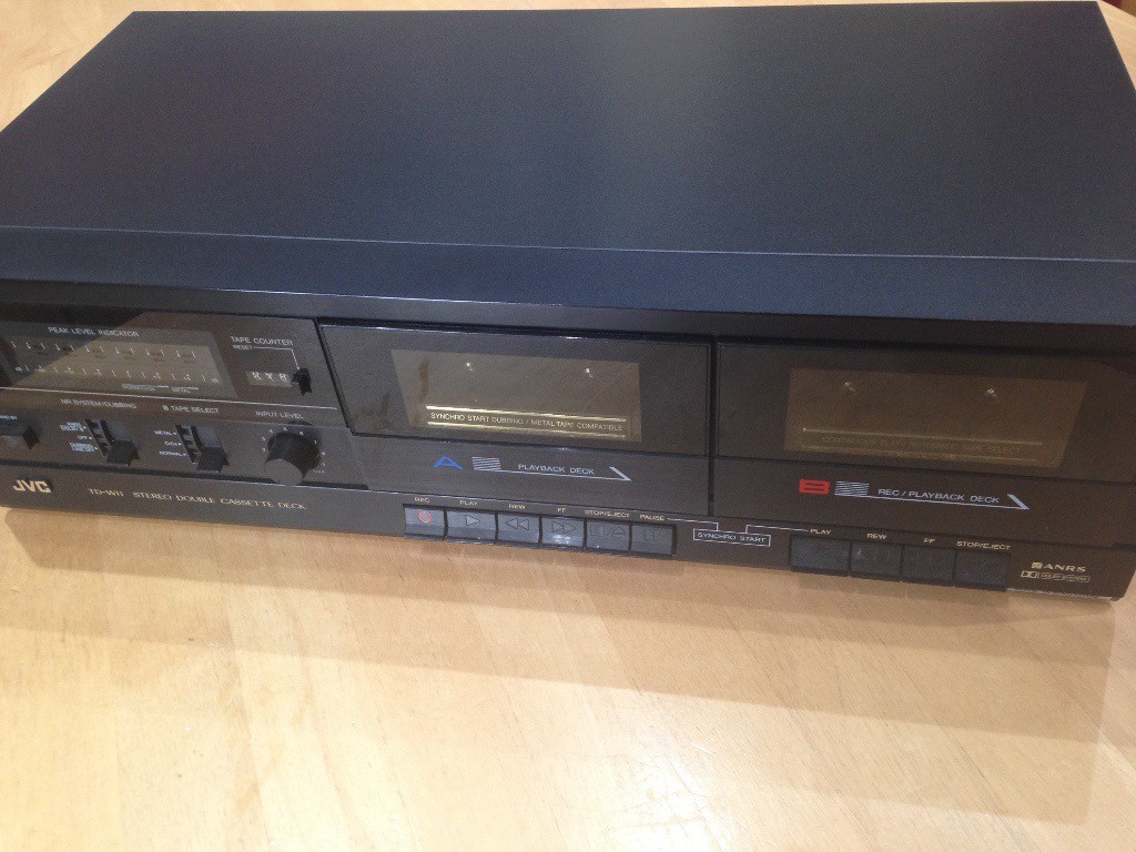 JVC Stereo Double Cassette Deck (With Cassettes) | in ...