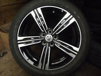 MGZS EXCLUSIVE / EXCITE 7 x 17 ALLOY WHEELS AND TYRES EXCEPTIONAL CONDITION WILL SPLIT
