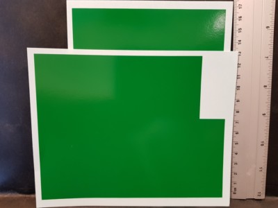 SET 2X DECALS SURFACE VERTE COLORADO 10025