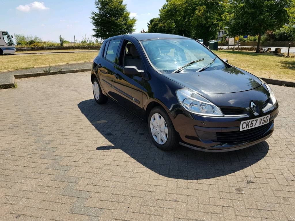 2007 RENAULT CLIO finished in BLACK