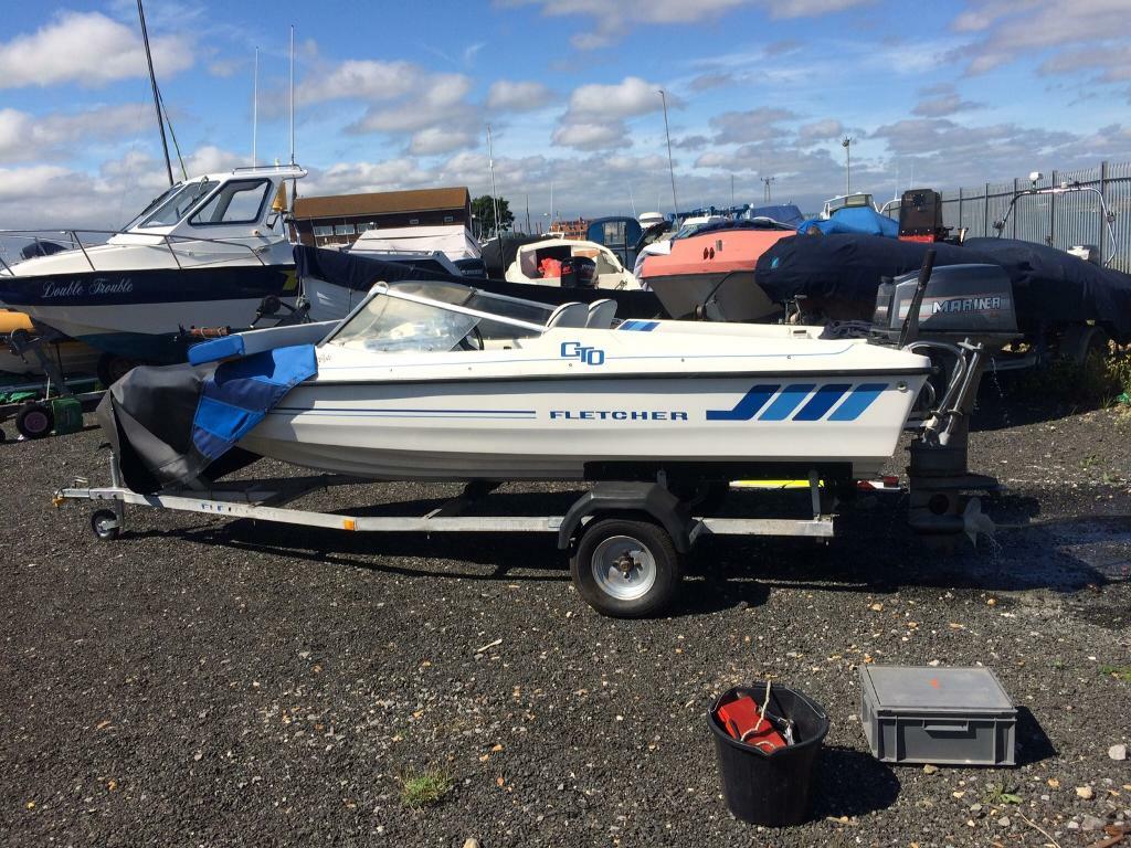 14ft fletcher GTO Arrowsport 40hp Mariner speedboat in Portsmouth