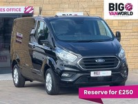 Ford Transit Custom 340 TDCI 170 L1H1 LIMITED ECOBLUE SWB LOW ROOF FWD AUTO