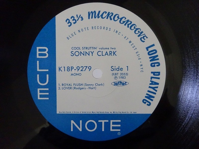 Sonny Clark「Cool Struttin'」：LPレコード Sonny Clark ~ Cool Struttin' ~ Japanese LP w/OBI Blue Note