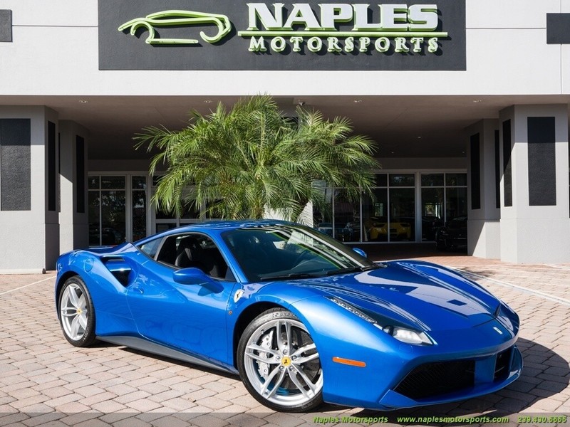 Ferrari 488 2018 For Sale Exterior Color Blue