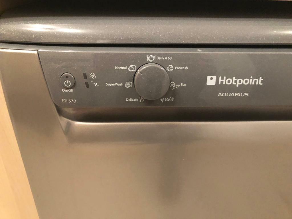 hotpoint dishwasher one button