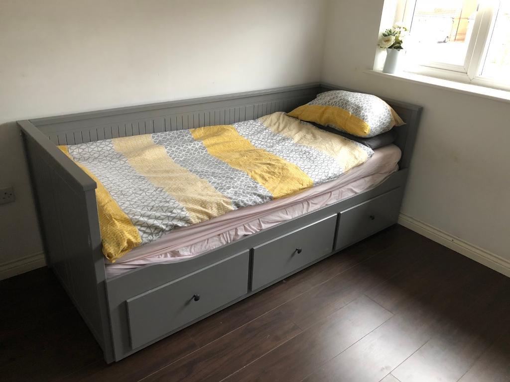 IKEA DAY BED, COUCH AND DOUBLE BED IN ONE WITH VERY GOOD ...