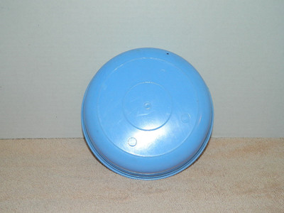 Vintage Blue Baby Divided Food Warmer Complete  with cork No Damage