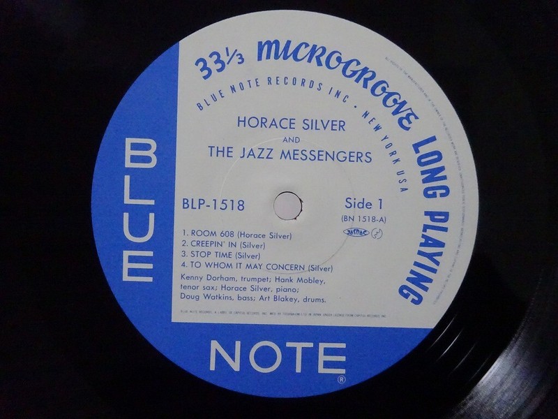【ブルーノートレコード】BLP1518 Horace Silver & The Jazz Messengers Blue Note BLP-1518 Japan