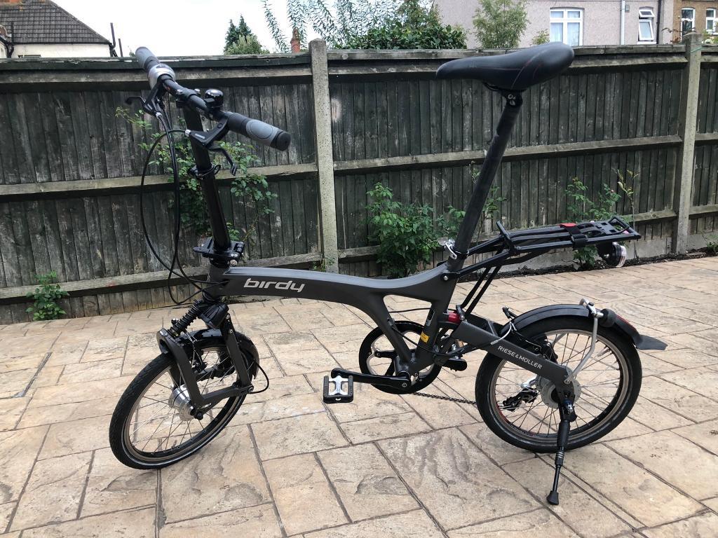 riese muller folding electric bike