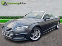 2018 Audi A5 Cabriolet 2.0 TDI S line Convertible 2dr Diesel S Tronic Euro 6 (s/