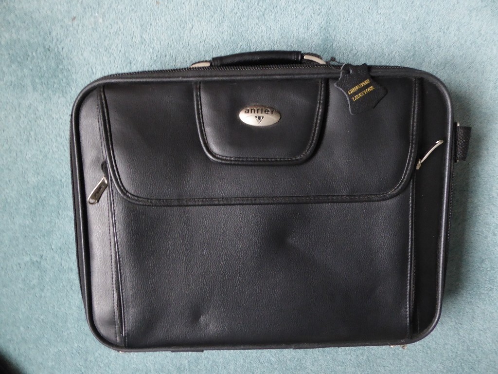 Antler leather laptop case in Lisvane, Cardiff Gumtree