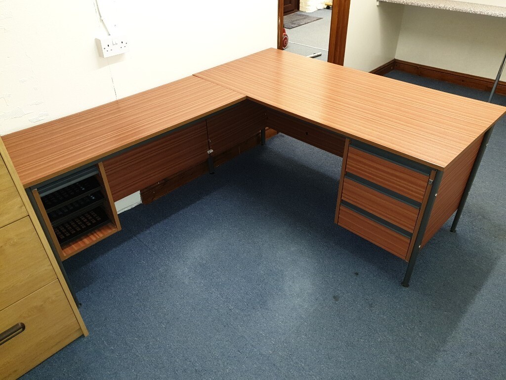 Office desk with side extension in Kings Lynn, Norfolk Gumtree