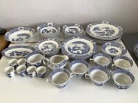 Woods “Yuan “ blue and white china also Spode Italian.