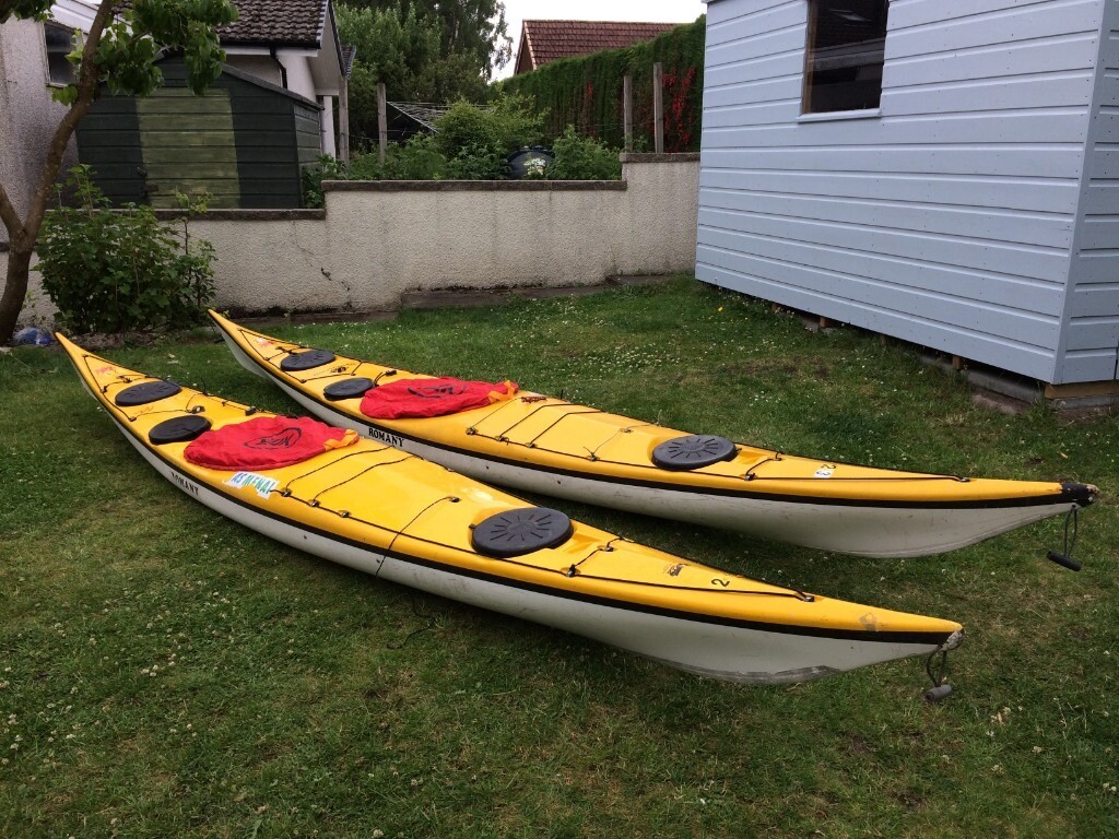 2 x Romany Classic Sea Kayaks (Nigel Dennis Kayaks) in Aboyne