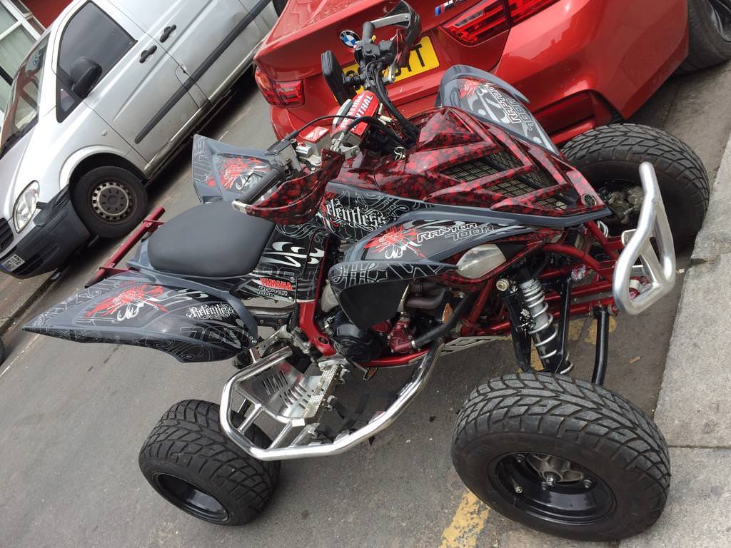 YAMAHA RAPTOR 700 YFM700r 700cc MANY EXTRAS JUST HAD SERVICE + NEW
