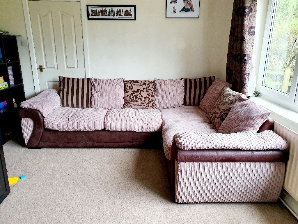 Dfs Corner sofa bed (beige/brown) in Cheadle, Staffordshire Gumtree